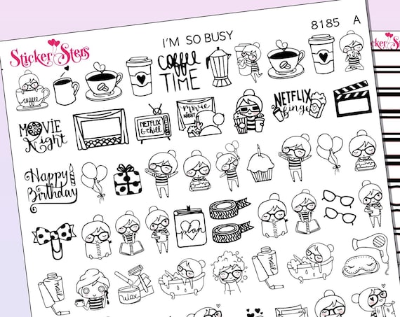 I'm so Busy Planner Stickers Stickers Mini Kit | 8185