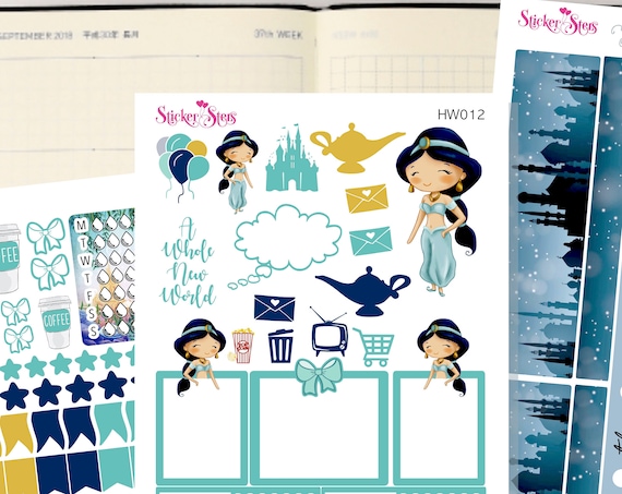 Jasmine Slim Planner Stickers Mini Kit | HW012