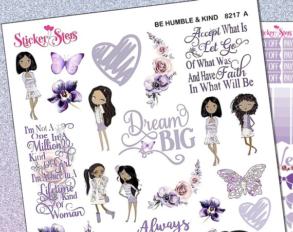 Be Humble Planner Stickers Stickers Mini Kit | 8217