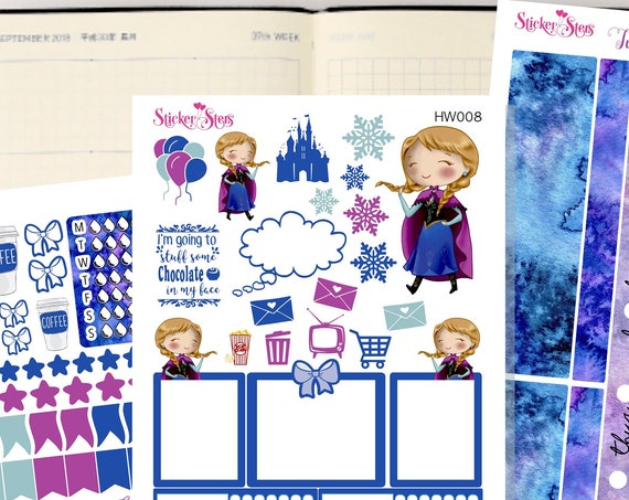 Anna Slim Planner Stickers Mini Kit | HW007