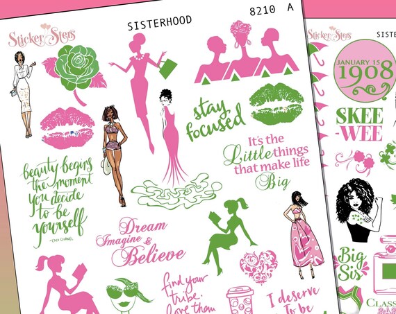 Sisterhood Planner Stickers Stickers Mini Kit | 8210