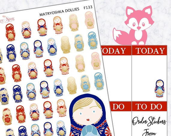 Matryoshka | F132 Planner Stickers