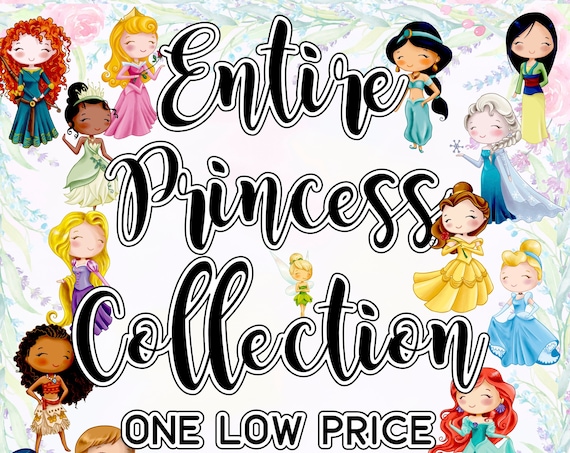 Entire Princess Collection Slim Planner Stickers Mini Kit | HW000
