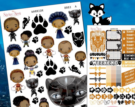 Warrior Planner Stickers Stickers Mini Kit | 8083