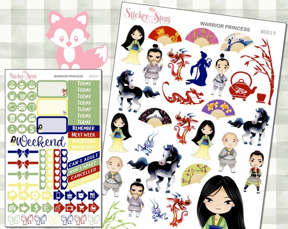 Warrior Princess Stickers Mini Kit | 8019