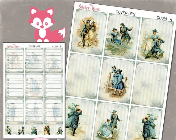 Ephemera Ver. 5 Planner Cover Ups Stickers Kit CU014