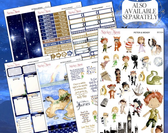 Peter & Wendy Planner Sticker | 8016