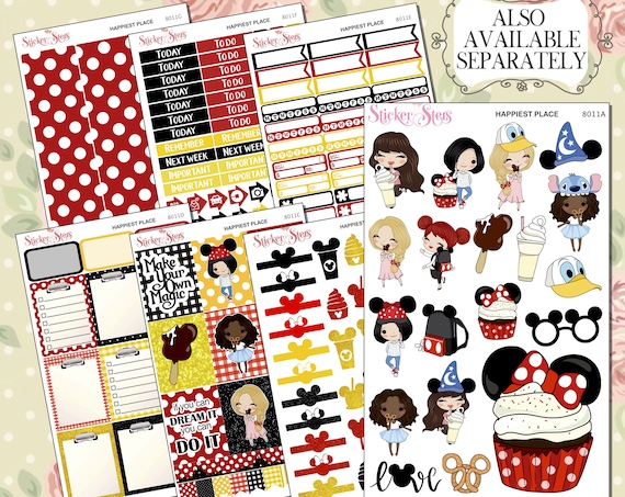 Happiest Place Planner Sticker | 8011