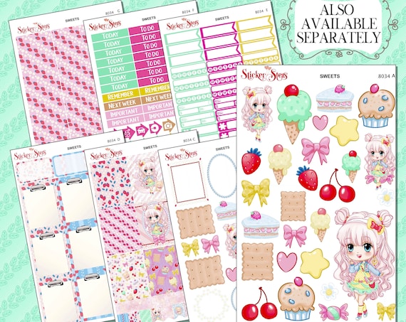 Sweets Planner Sticker | 8034