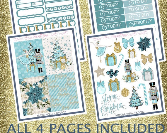 Blue Christmas Ultimate Stickers Mini Kit UK0002