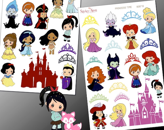 Princess Time Planner Stickers | 8067