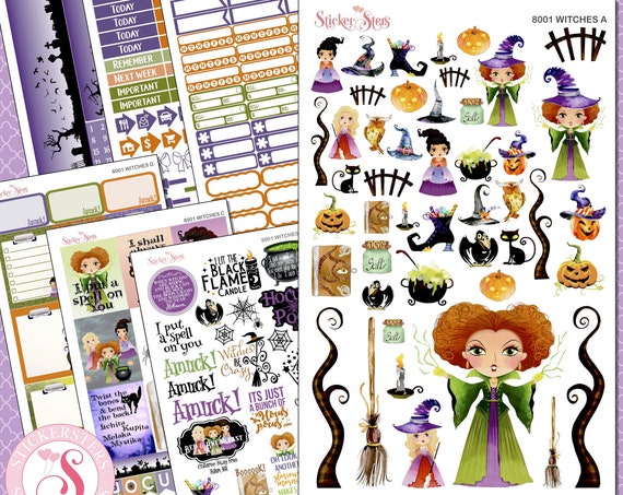 Witches Planner Kit & A La Carte Pages | 8001