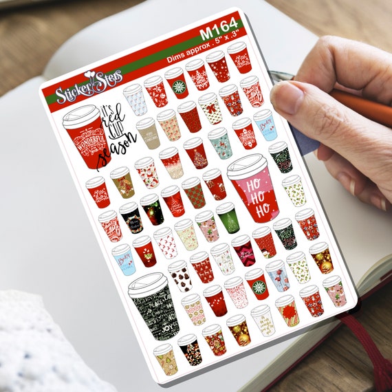 It's Red Cup Season... Again! Tiny Sticker Set | M164