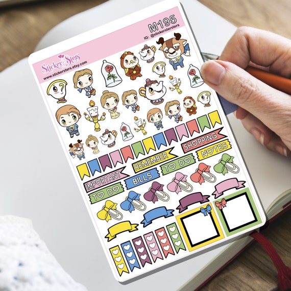 Belle Tiny Sticker Set | M195