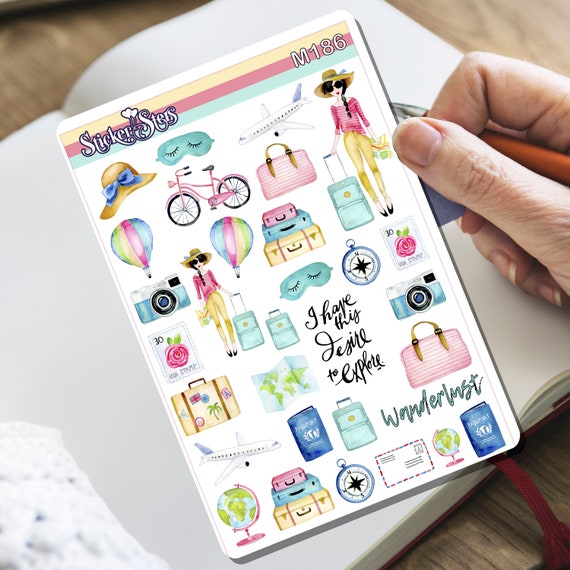 Travels! Tiny Sticker Set | M186