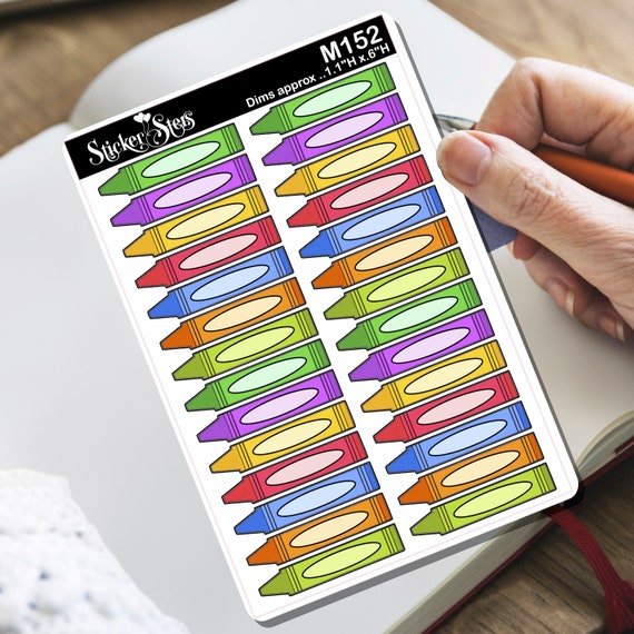 Crayon Headers Sticker | M152