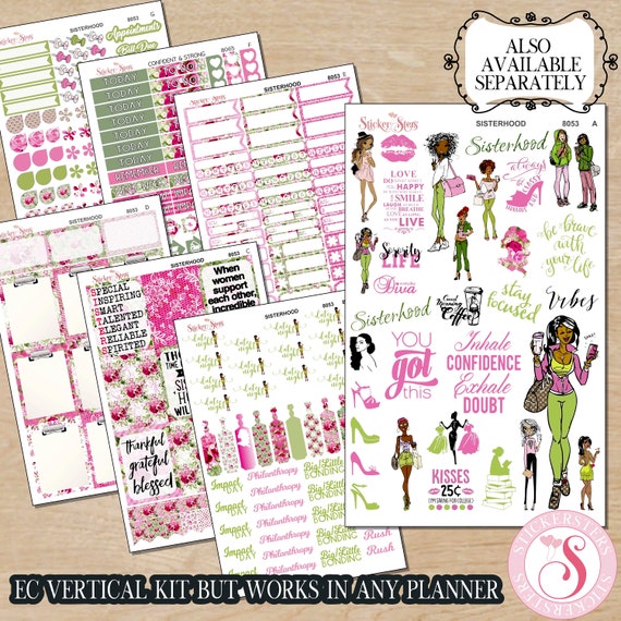 Sisterhood Sorority Sisters Planner Kit & A La Carte Pages | 8053