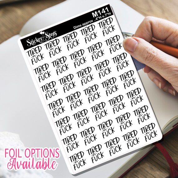 Potty Mouth Sticker Foil Option Available | M141