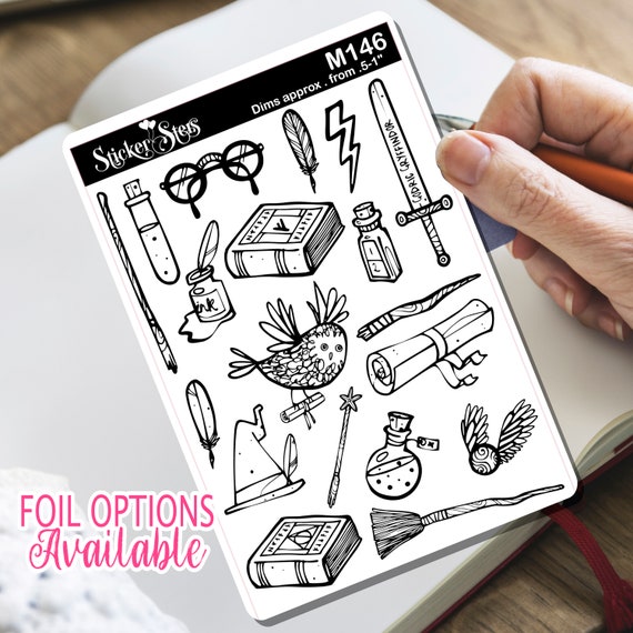 Wizard Sticker Foil Option Available | M146