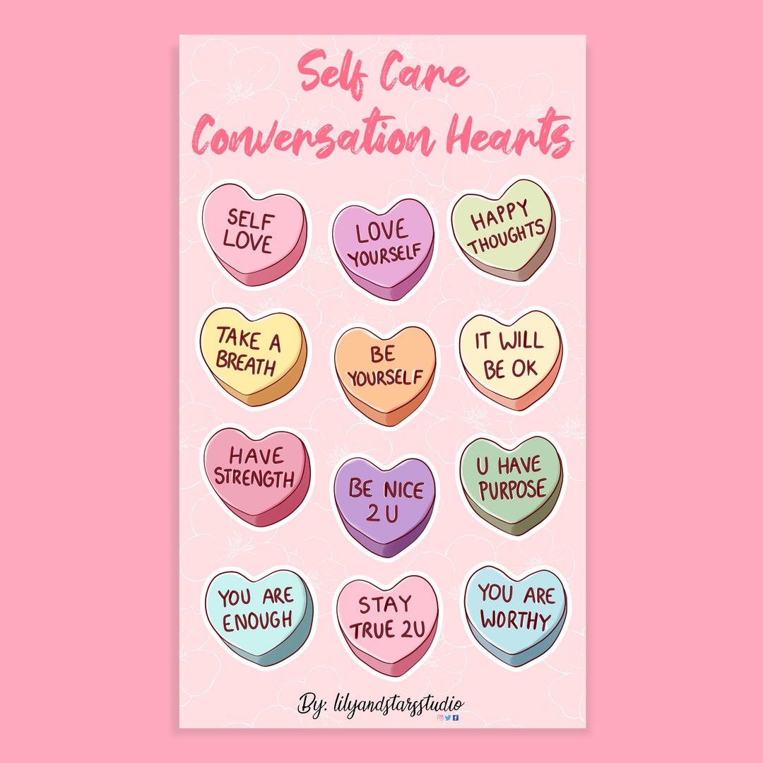 Conversation Hearts Card