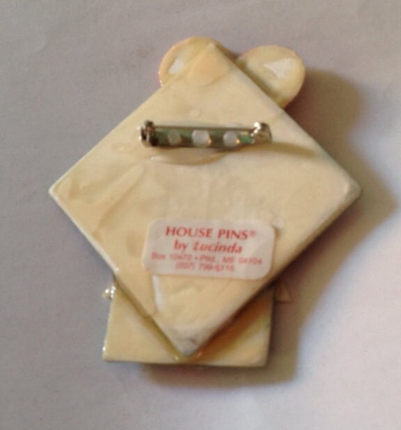 Lucinda Yates Vintage Pins 5 styles House Pins with Cats Etsy