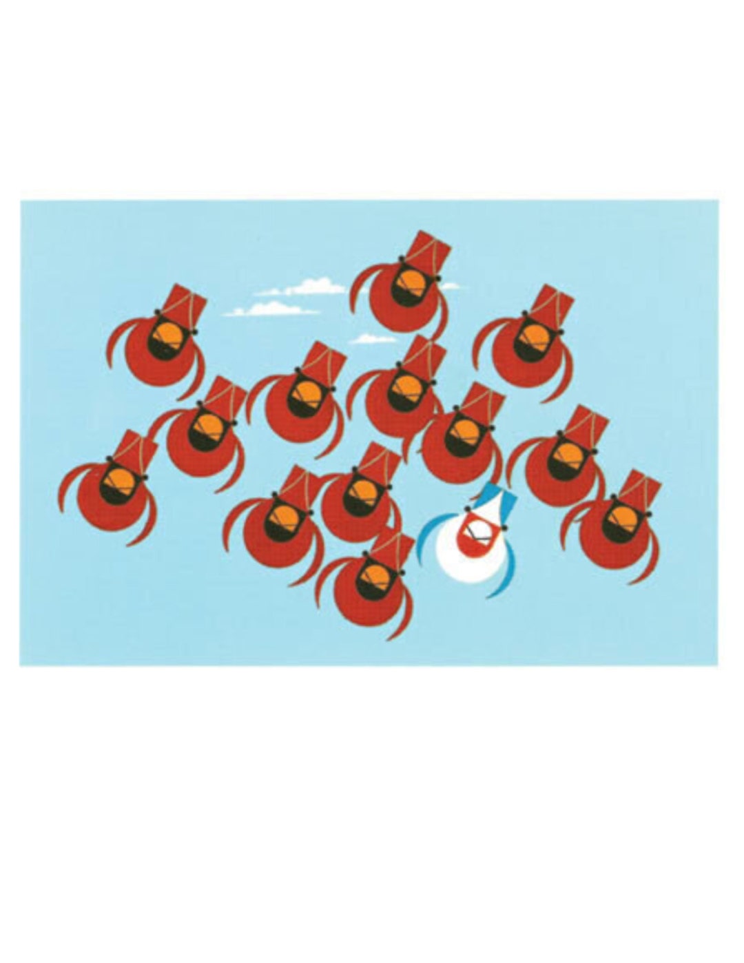 Charley Harper, Foreign Feathers Nature Art, 12x13 1, and Stickers, Art