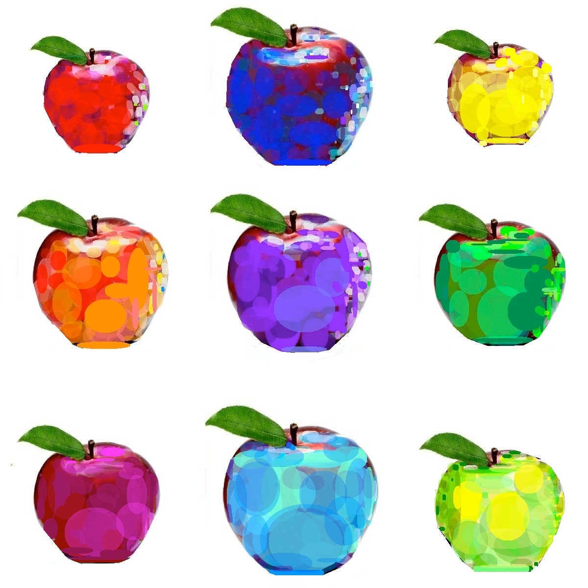 Apples for the Teachers Photo Realistic Watercolors Art Etsy