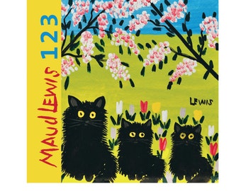 Maud Lewis 1,2,3 by Carol McDougall and Shanda LaRamee - Jones, Counting Board Book for Children