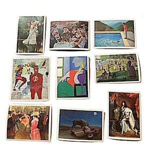 Assorted Art History Stickers: 20-Piece Random Sticker Pack