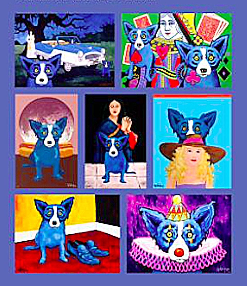 Blue Dog Calendar 2022 by George Rodrigue Art Teacher Art - Etsy