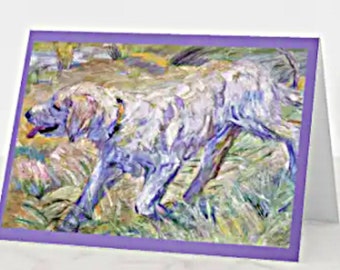 Franz Marc Art, Siberian Dog Blank Cards, Artsy, Artists, Teachers, Collectible, Frame-able