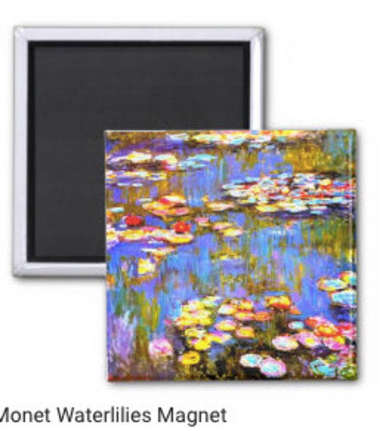 Magnets Fine Art Monet Impressionism Paintings Gift for Art | Etsy