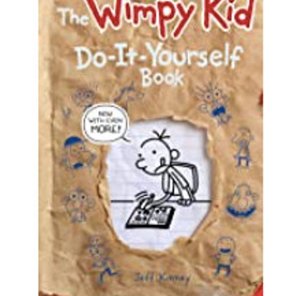 The Wimpy Kid Do-It-Yourself Book, Awesome Art Book and Stickers, Children,Art Teacher,Recycled Book