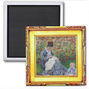 Monet Art Magnets: Impressionism Trompe l&#39;oeil Decor, Made in USA