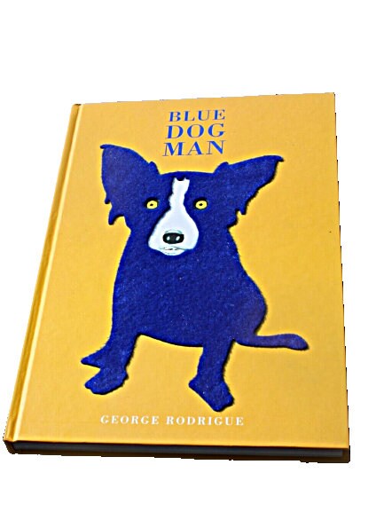 Blue Dog Man, Recycled Book in New Condition, George Rodrigue