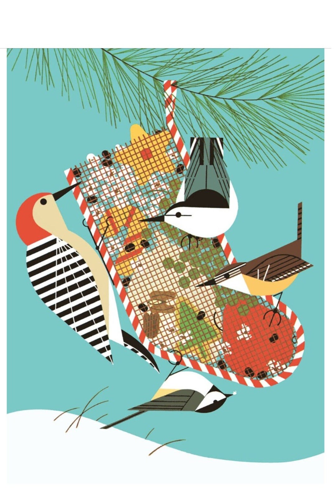 Charley Harper, One Art Print From the 2023 Calendar, Conservancy