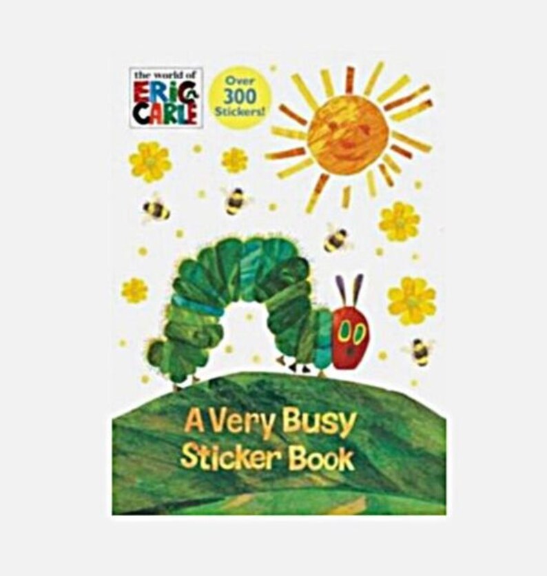 A Very Busy Sticker Book by Eric Carle, Fun Book for Children - Etsy