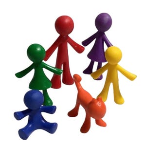 Family, Sand Tray Figures, Play Therapy Miniatures  for Healing, Compassion