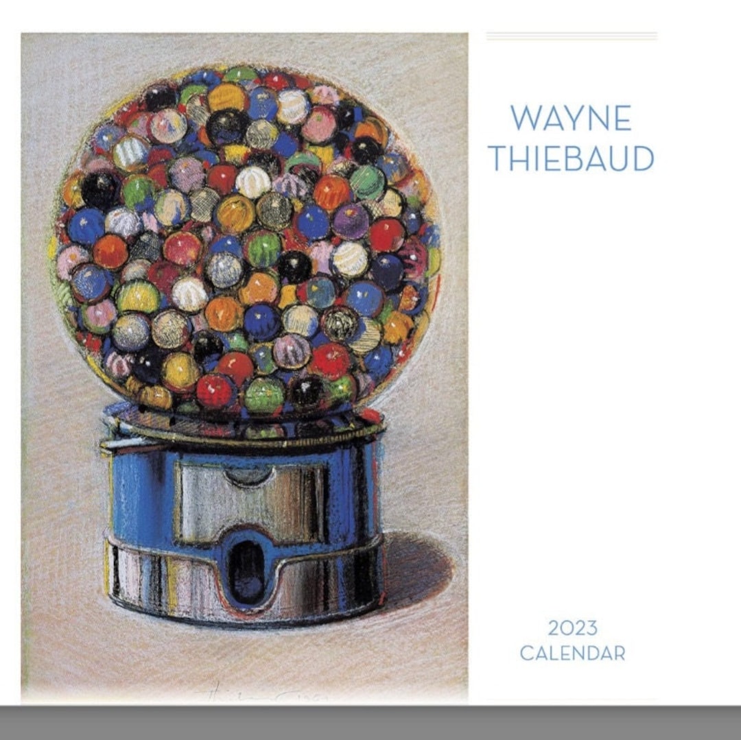 Wayne Thiebaud 12x12 Wall Calendar 2023 1 and Stickers Etsy