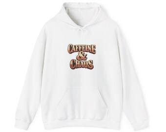 Coffee Obsessed Hoodie - Coffee Lover Gifts - Unique Typography Hoodie