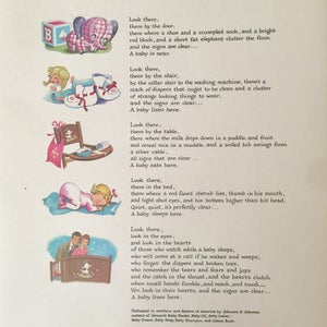 Vintage Baby Room Decor by Johnson & Johnson Ads