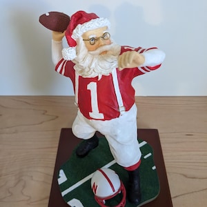 Nebraska &quot;Game Day&quot; Santa Collectible Figurine