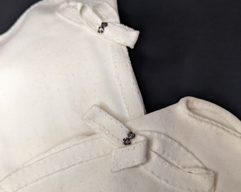 Vintage dames katoen draag juiste formele handschoenen maat 6,5 gemaakt in West-Duitsland