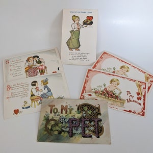 Vintage Early 1900&#39;s Postcards Lot of 6