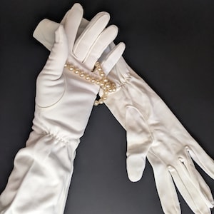 Vintage Ladies Full Length Nylon Formal Gloves