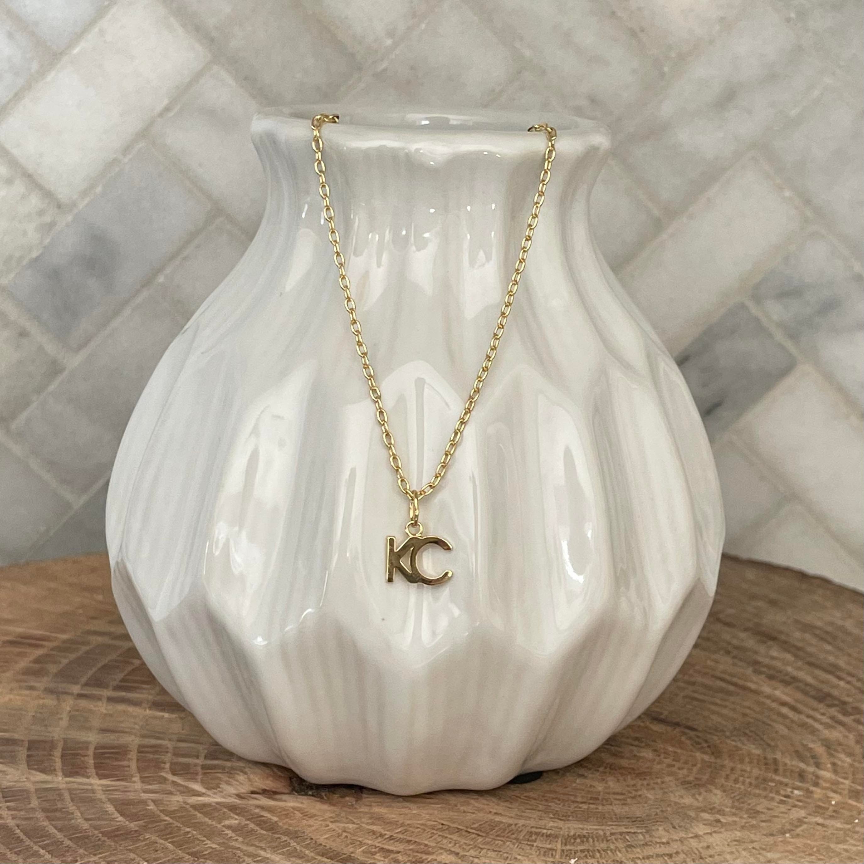 KC Gold Necklace Etsy