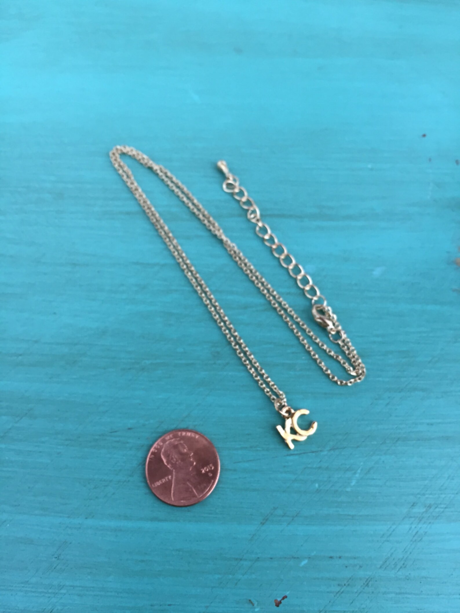 KC Gold Necklace Etsy