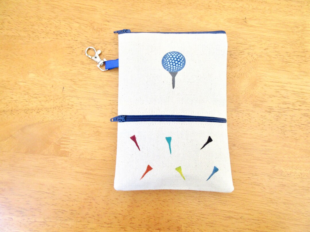 Ladies Lined 7x5 Clip on Golf Bag Accessory Royal Blue Etsy