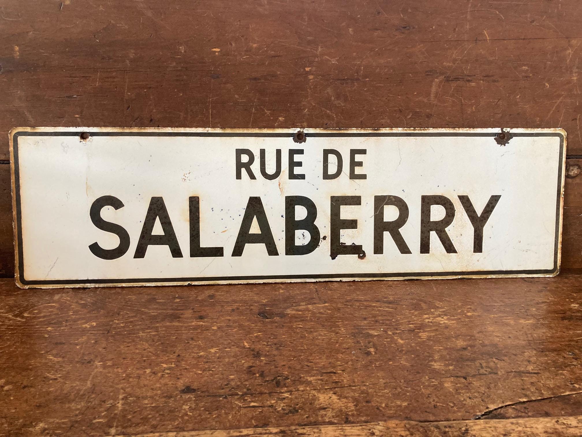 Vintage Antique French Road Signs - Etsy