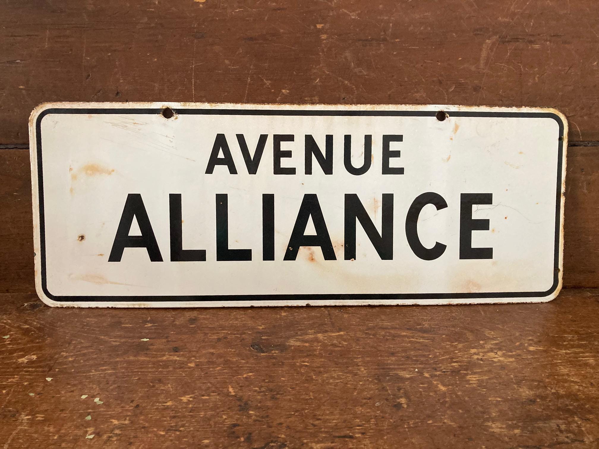 Vintage Antique French Road Signs - Etsy